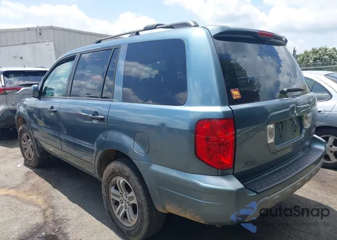2005 Honda Pilot Ex-L из США, поврежденный, VIN 5FNYF18585B054775